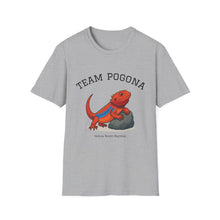 Load image into Gallery viewer, Team Pogona - A Bearded Dragon Lovers New Favorite Unisex Softstyle T-Shirt