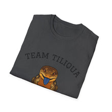 Load image into Gallery viewer, Team Tiliqua T-Shirt — Blue-Tongued Skink Lover Super Soft Tee