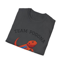 Load image into Gallery viewer, Team Pogona - A Bearded Dragon Lovers New Favorite Unisex Softstyle T-Shirt