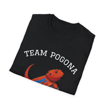 Load image into Gallery viewer, Team Pogona - A Bearded Dragon Lovers New Favorite Unisex Softstyle T-Shirt