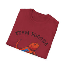 Load image into Gallery viewer, Team Pogona - A Bearded Dragon Lovers New Favorite Unisex Softstyle T-Shirt
