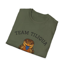 Load image into Gallery viewer, Team Tiliqua T-Shirt — Blue-Tongued Skink Lover Super Soft Tee
