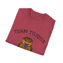 Load image into Gallery viewer, Team Tiliqua T-Shirt — Blue-Tongued Skink Lover Super Soft Tee
